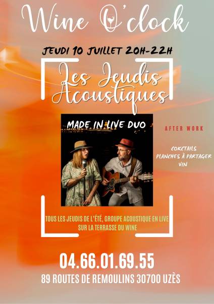 Soirée Tapas Uzès Pont du Gard Saint Quentin la Poterie