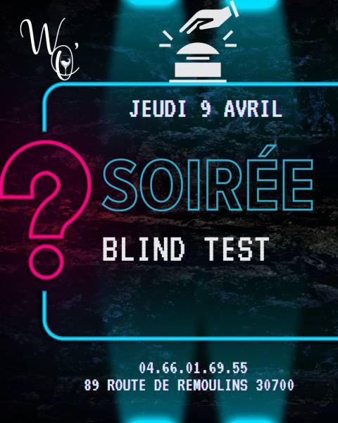 Wine O'clock Uzès : Soirée Musicale, Cocktails et Blind Test Géant