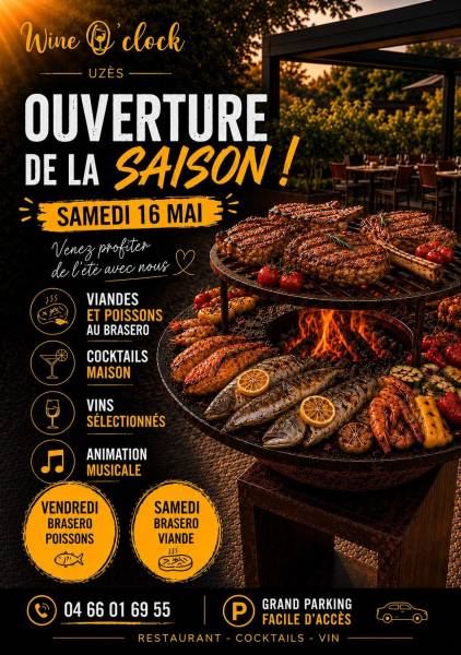 Peut-on manger une côte de bœuf de Lozère grillée au brasero à Uzès ?